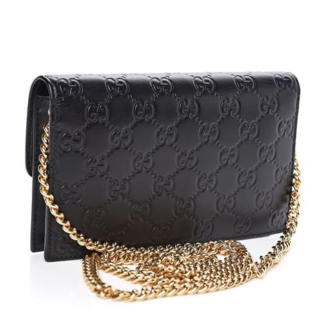 gucci outlet wallet on chain|Gucci guccissima wallet on chain.